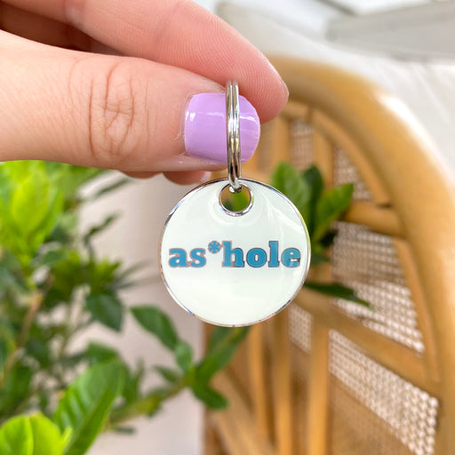 AS*HOLE ENGRAVED DOG TAG