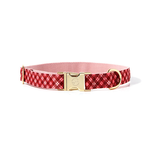 MAGGIE PLAID DOG COLLAR