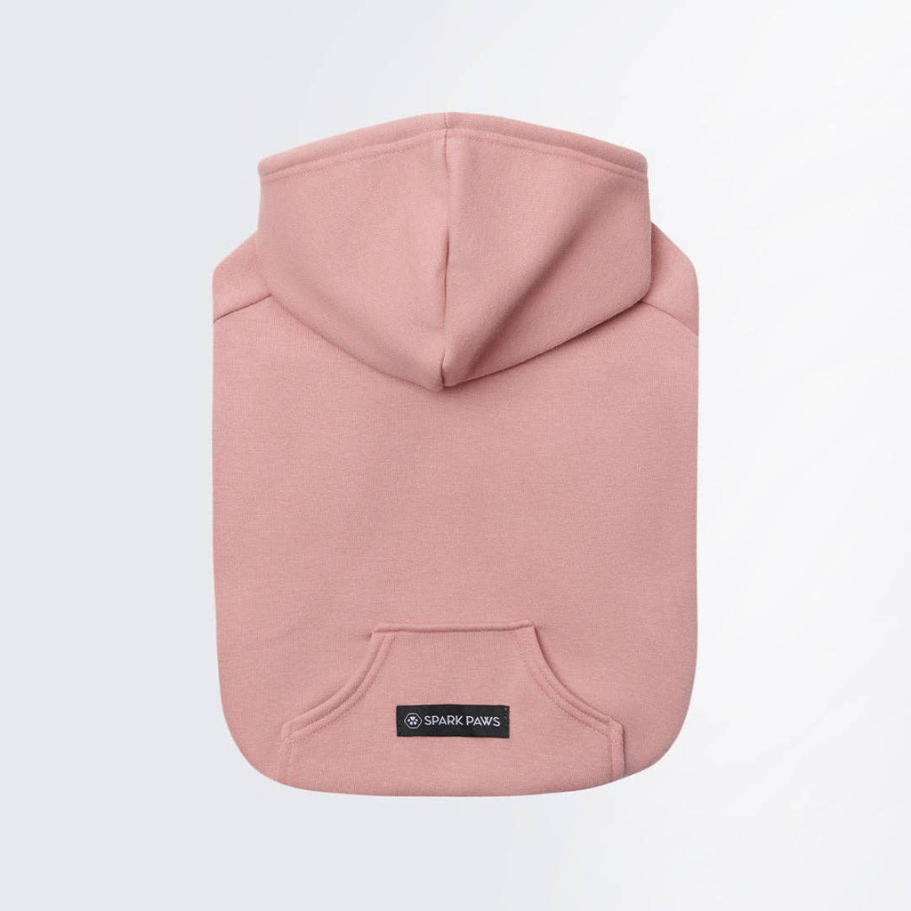 Dusty Pink Dog Hoodie