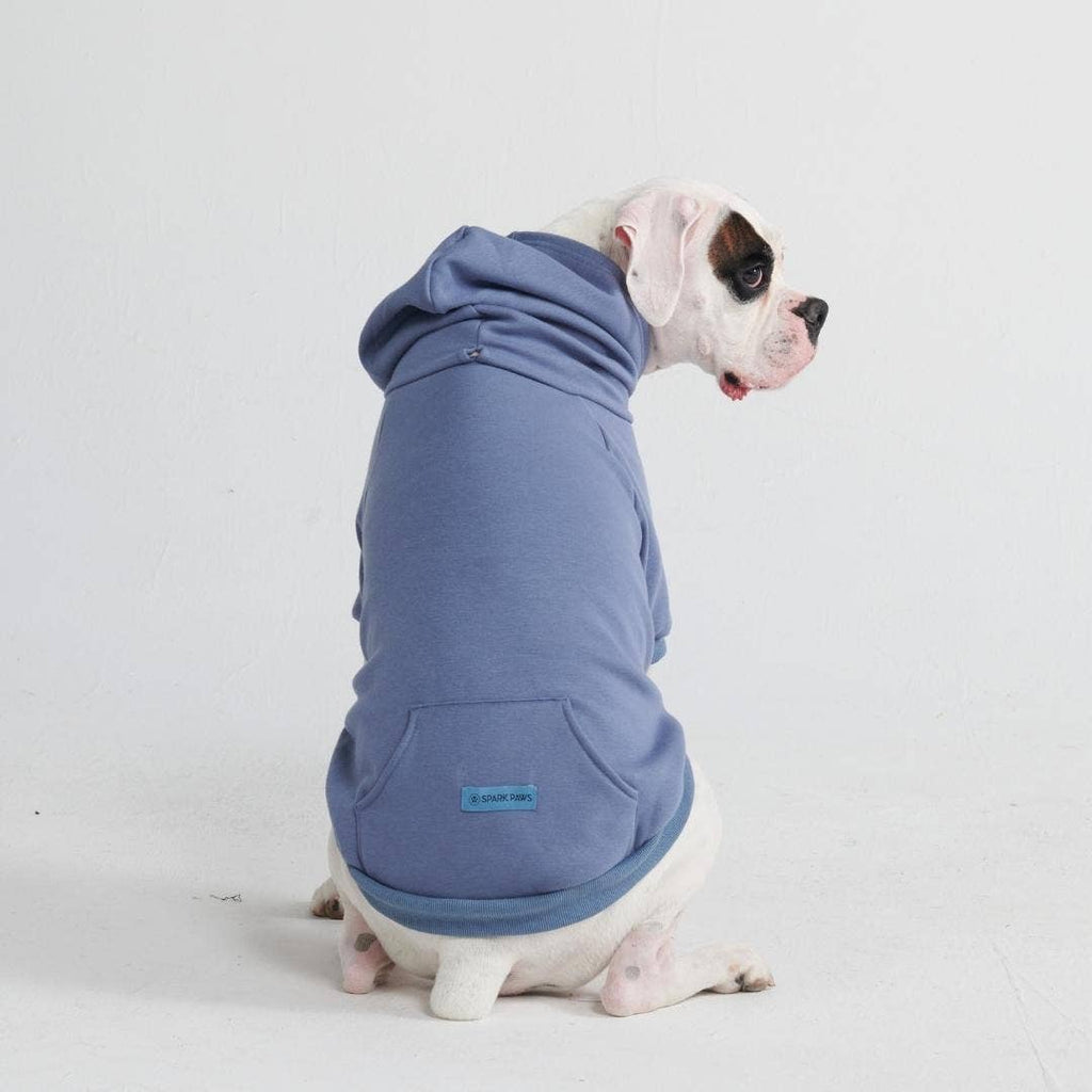 Slate Blue Dog Hoodie