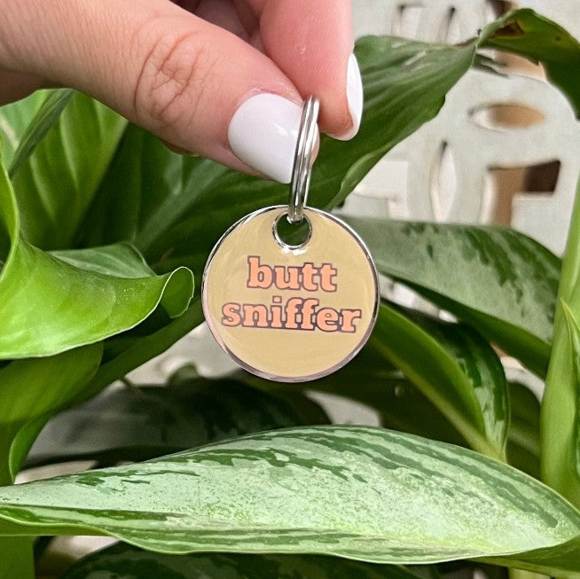 BUTT SNIFFER DOG TAG