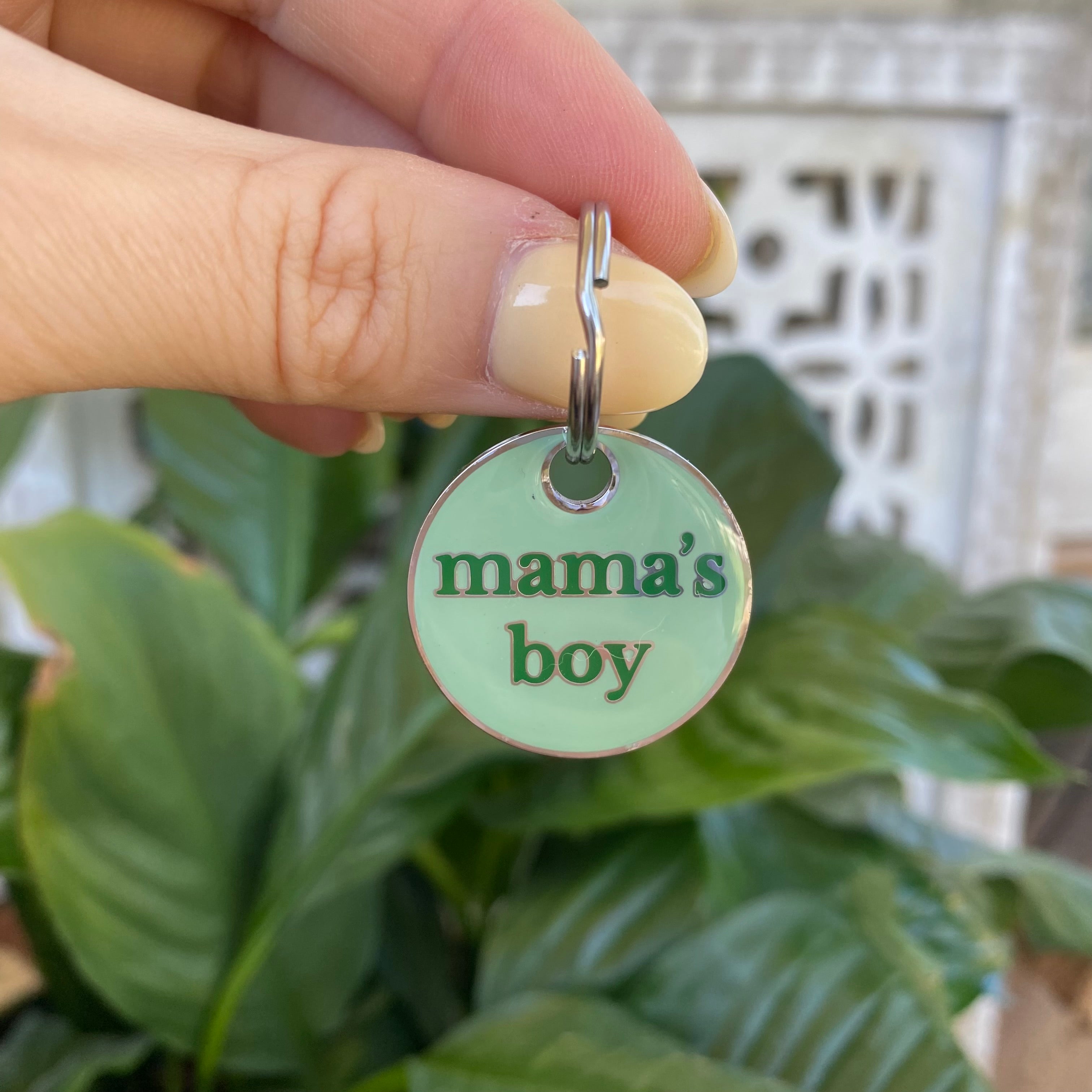 MAMA'S BOY DOG TAG