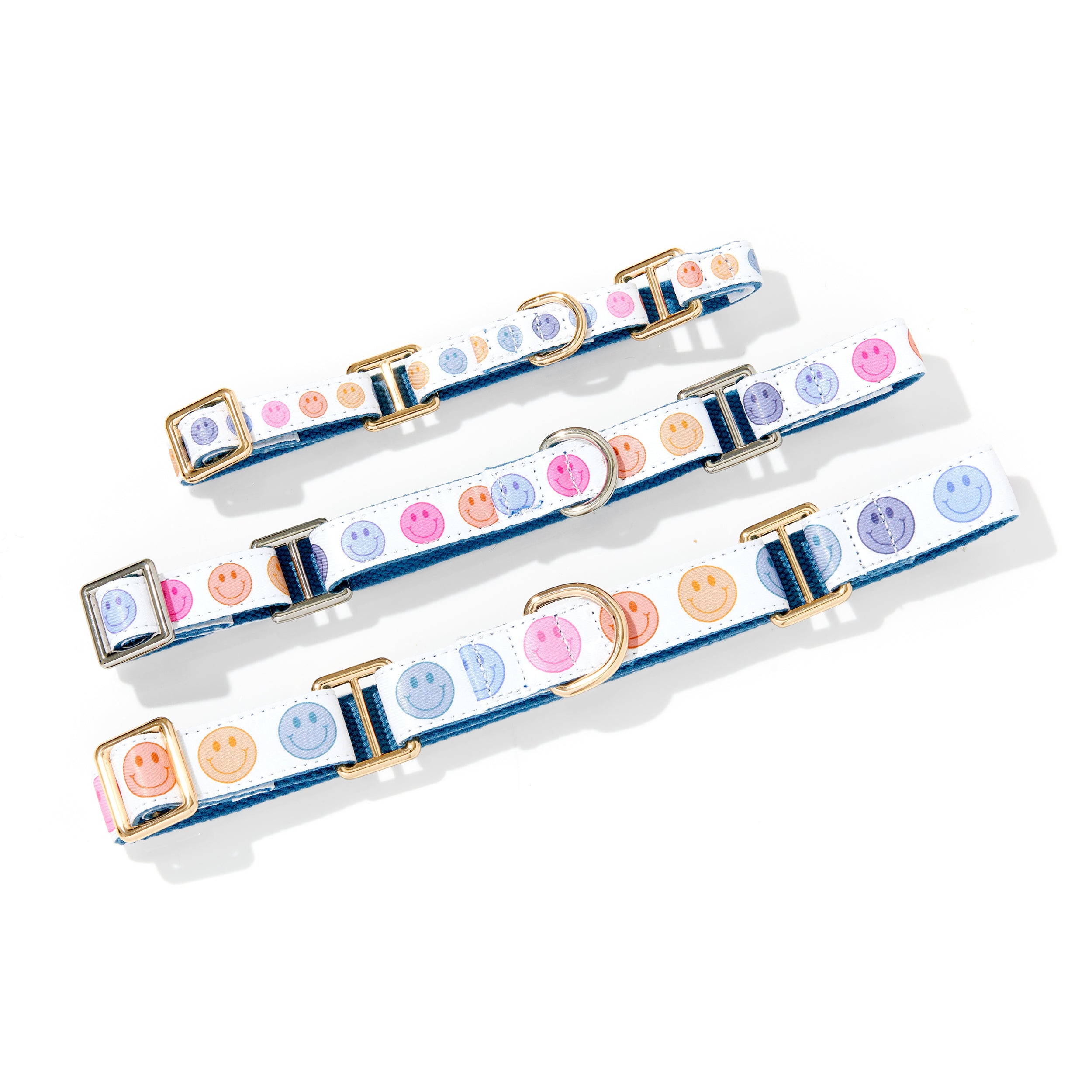 SMILEY FACE MARTINGALE COLLAR