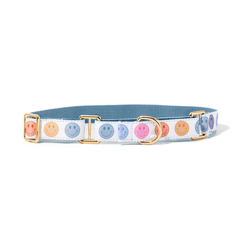 SMILEY FACE MARTINGALE COLLAR