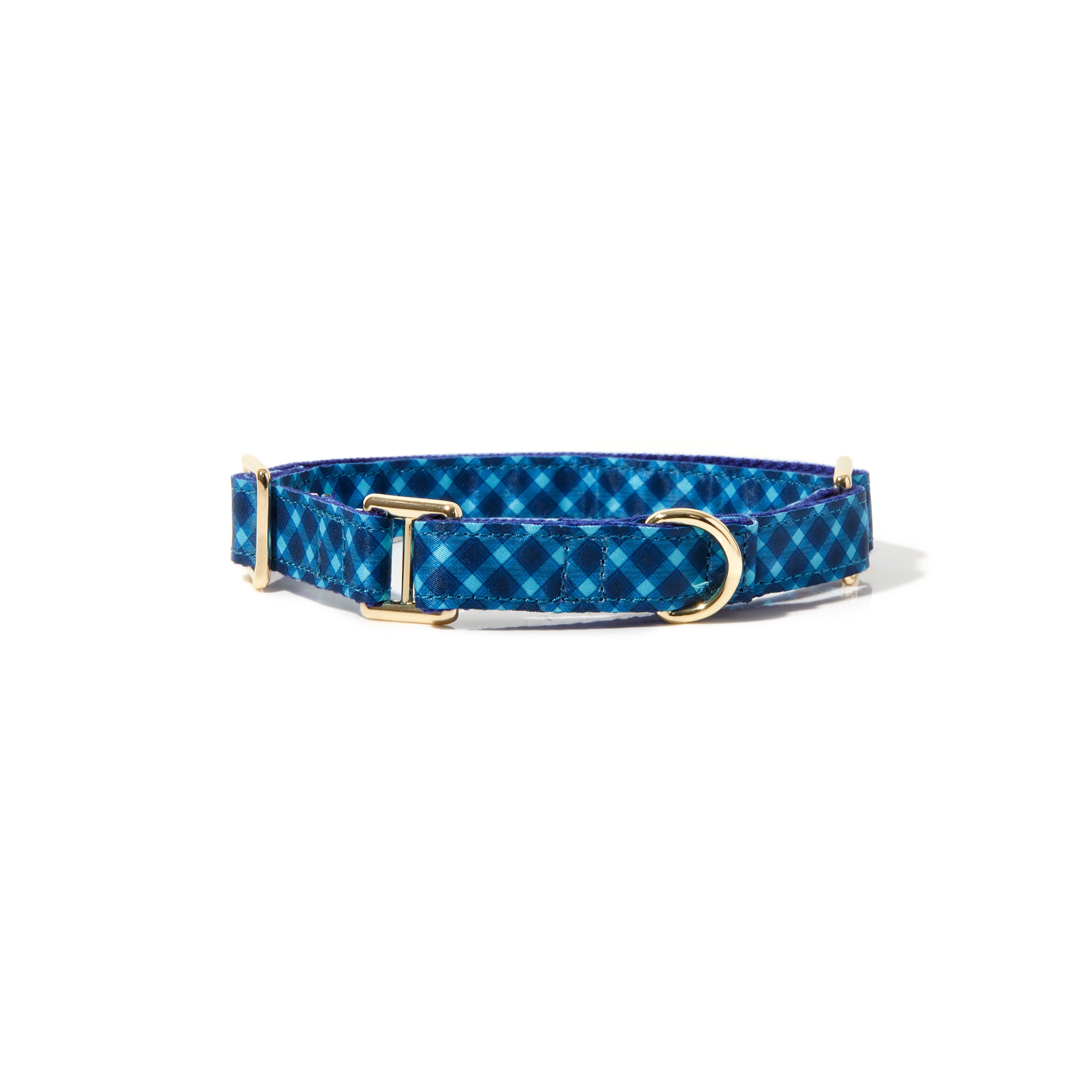 NORMAN PLAID MARTINGALE DOG COLLAR