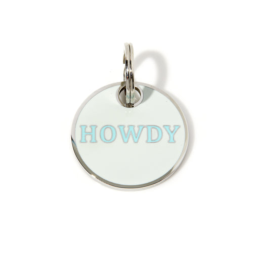 HOWDY ENGRAVED DOG TAG