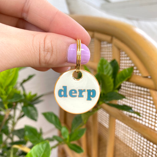 DERP ENGRAVED DOG TAG