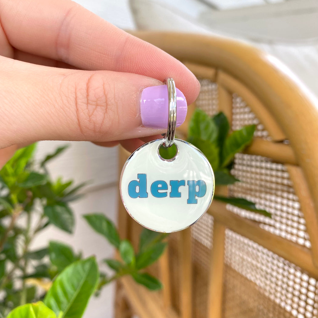 DERP ENGRAVED DOG TAG