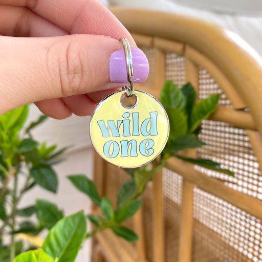 WILD ONE ENGRAVED DOG TAG
