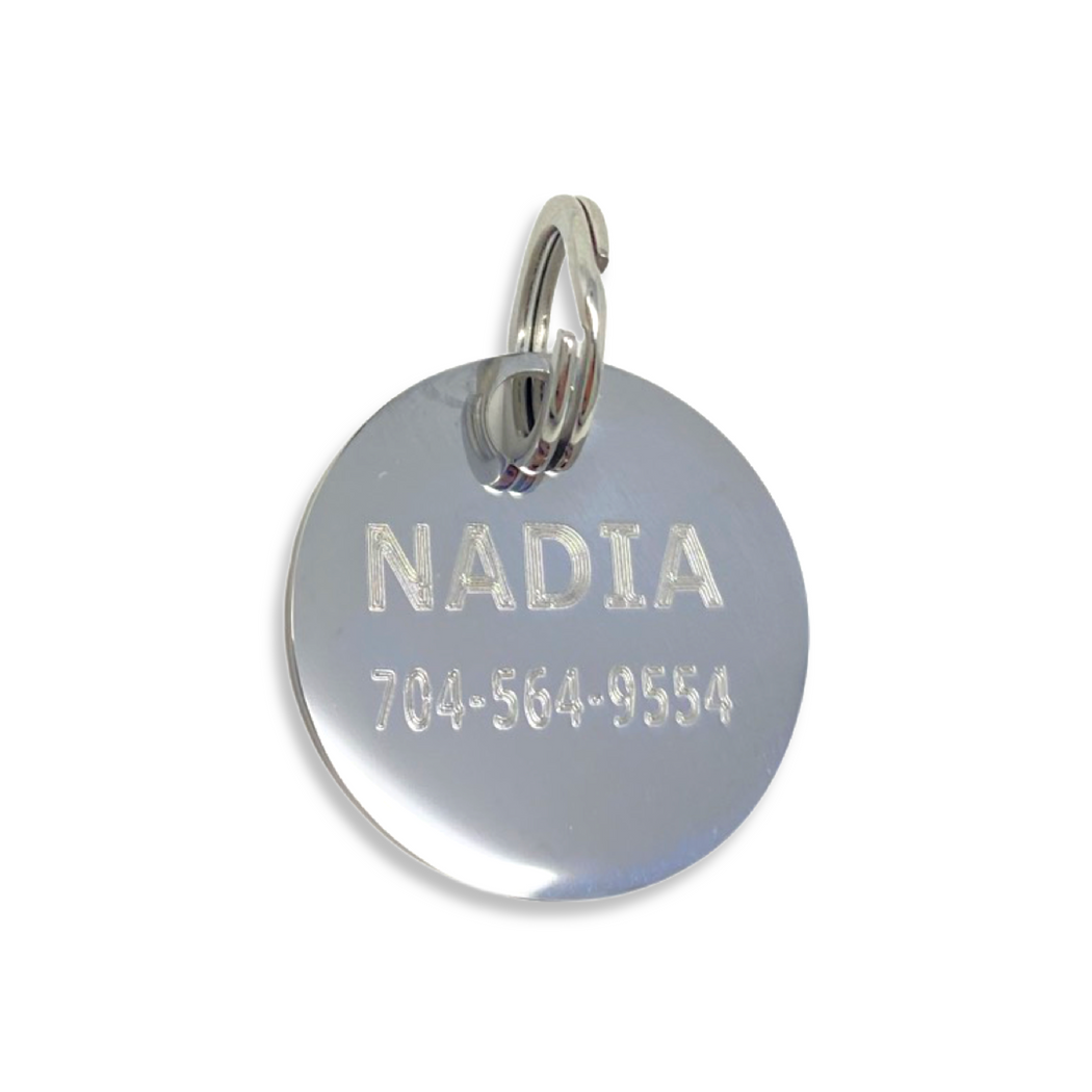 HAPPY DUDE ENGRAVED DOG TAG